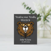 Totale Solar Eclipse Beer Eclipse Viewer Briefkaart (Staand voorkant)