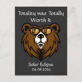 Totale Solar Eclipse Beer Eclipse Viewer Briefkaart (Voorkant)