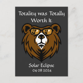 Totale Solar Eclipse Beer Eclipse Viewer Briefkaart