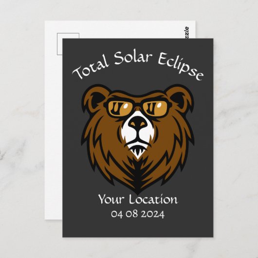 Totale Solar Eclipse Beer Eclipse Viewer Briefkaart (Voorkant / Achterkant)