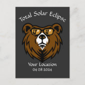 Totale Solar Eclipse Beer Eclipse Viewer Briefkaart (Voorkant)