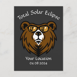 Totale Solar Eclipse Beer Eclipse Viewer Briefkaart