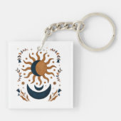 Totale Solar Eclipse Butterfly Custom Sleutelhanger (Achterkant)