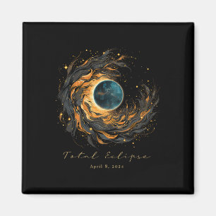 Totale Solar Eclipse Chaser Fan kijken Shirt APRI Magneet