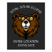 Totale Solar Eclipse Custom Perfect Poster (Voorkant)