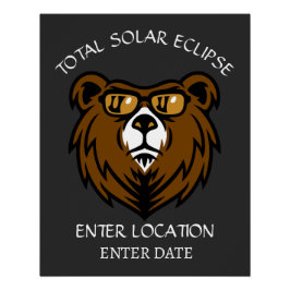 Totale Solar Eclipse Custom Perfect Poster