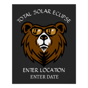 Totale Solar Eclipse Custom Perfect Poster