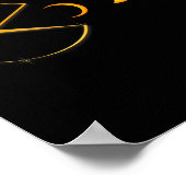 Totale Solar Eclipse Grappige Gamer Eten Zonne-Man Poster (Hoek)