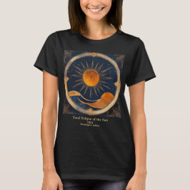Totale Solar Eclipse Rolling Hills Blauw Sinaasapp T-shirt