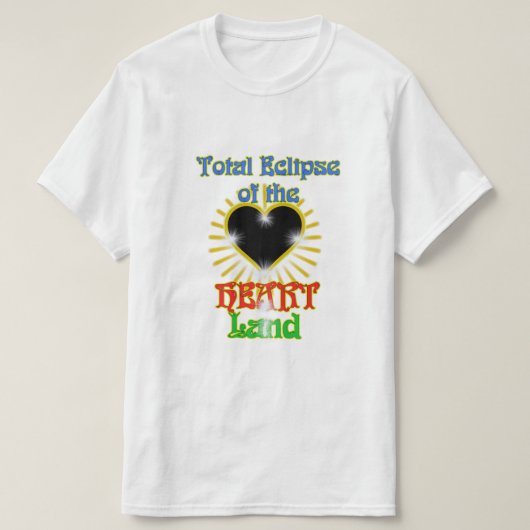 Totale uitloop van het hartland t-shirt (Design voorkant)