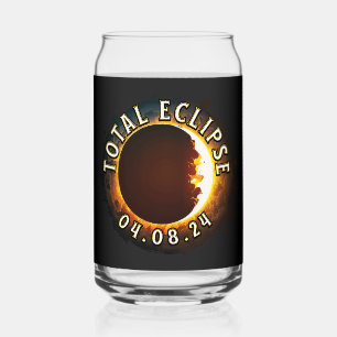 Totale verduistering 2024 blikvorm glas