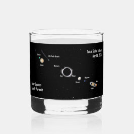 Totale Verduistering 2024 Zonnestelsel Familie Por Whisky Glas