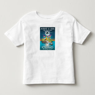 totale verduistering in IJsland 2026 - T-shirt