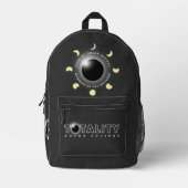 totale verduistering | Print gesneden naaizak Bedrukte Rugzak (Voorkant)