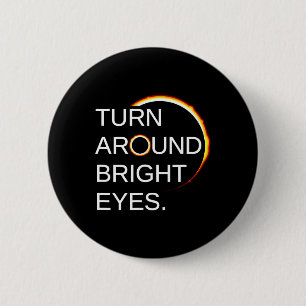 Totale verduistering van de Sun America Totality 0 Ronde Button 5,7 Cm