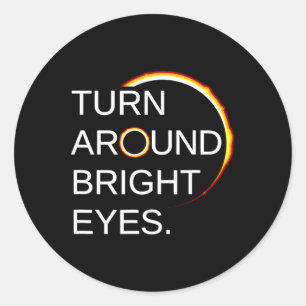 Totale verduistering van de Sun America Totality 0 Ronde Sticker