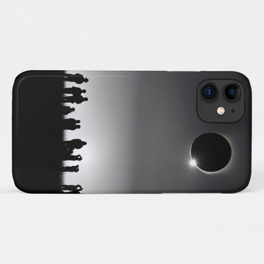 Totale verduistering van de zon Case-Mate iPhone case (Achterkant (horizontaal))