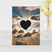 Totale verduistering van het hart Jubileum Kaart (Gele Bloem)