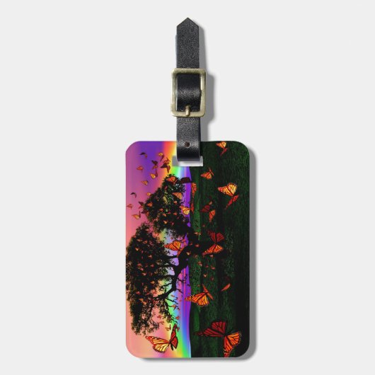 Totale vrijheid bagagelabel (Voorkant verticaal)