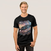 Totale Zonne Ruimte Tripping Tri-Blend Shirt (Voorkant volledig)