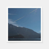 Totale zonnescherm voor bergtijd servetten (Voorkant)