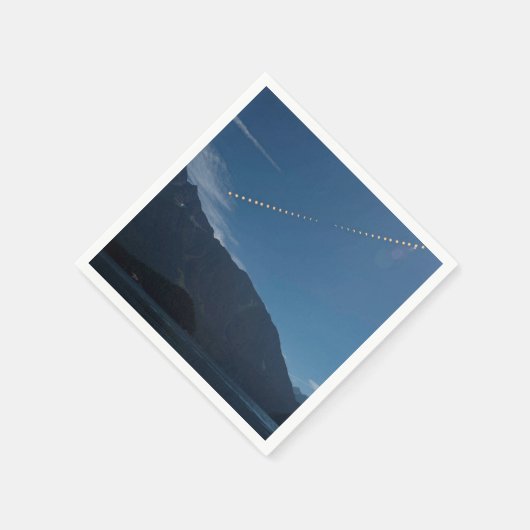 Totale zonnescherm voor bergtijd servetten (Hoek)