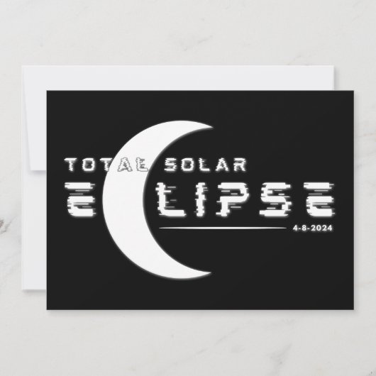 TOTALE ZONNEVERDUISTERING 2024  KAART (Voorkant)