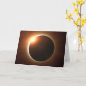 Totale ZonneVerduistering Kaart (Gele Bloem)