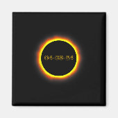 Totale zonsverduistering 04.08.2024 Totaal 1 Magneet (Voorkant)