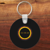 Totale zonsverduistering 04.08.2024 Totaal 1 Sleutelhanger (Voorkant)