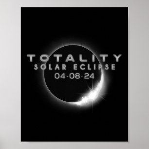 Totale zonsverduistering 04.08.2024 Totaal 2 Poster