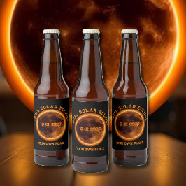 Totale Zonsverduistering 12 augustus 2026 Bier Etiket