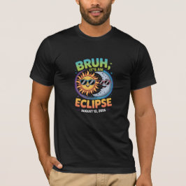 Totale Zonsverduistering 12 augustus 2026 Bruh Tee T-shirt