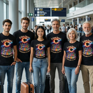 Totale Zonsverduistering 12 augustus 2026 Groenlan T-shirt