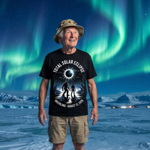 Totale zonsverduistering 12 augustus 2026 Groenlan T-shirt