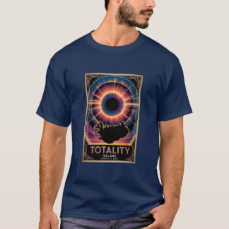 Totale Zonsverduistering 12 augustus 2026 IJsland T-shirt