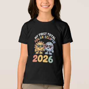 Totale Zonsverduistering 12 augustus 2026 Kinder T Tri-Blend Shirt