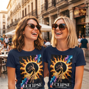 Totale Zonsverduistering 12 augustus 2026 Madrid S T-shirt