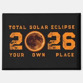 Totale Zonsverduistering 12 augustus 2026 Magneet