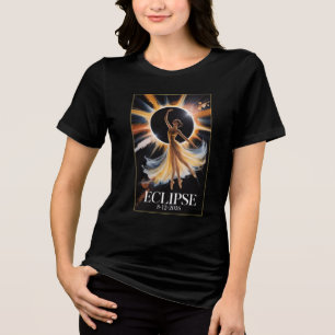 Totale Zonsverduistering 12 Augustus 2026 Matching Tri-Blend Shirt