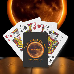 Totale Zonsverduistering 12 augustus 2026 Pokerkaarten
