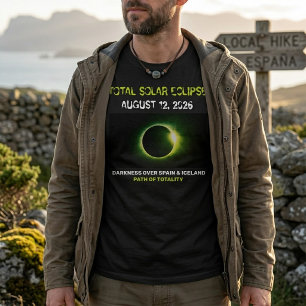 Totale zonsverduistering 12 augustus 2026 Spanje I T-shirt