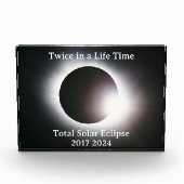 Totale zonsverduistering 2017 2024 fotoblokken (Voorkant)