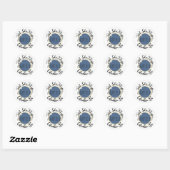 Totale Zonsverduistering 2017 Columbia SC Ronde St Sticker (Vel)