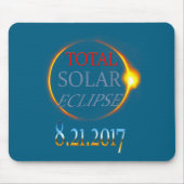 Totale Zonsverduistering 2017 Muismat (Voorkant)