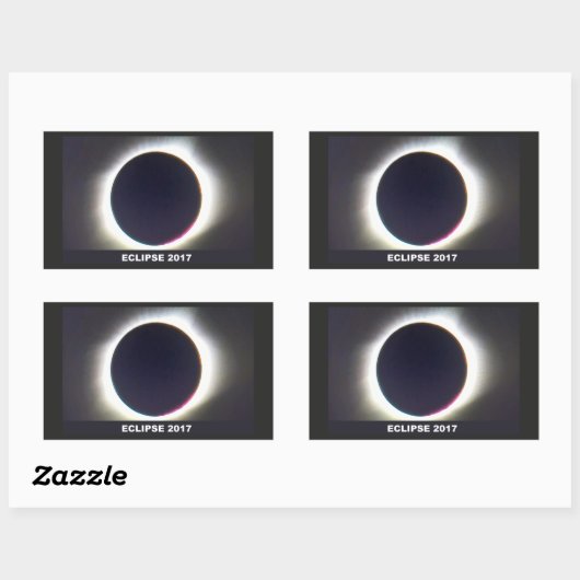 Totale zonsverduistering 2017 Stickers (Vel)