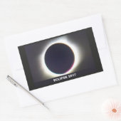 Totale zonsverduistering 2017 Stickers (Envelop)