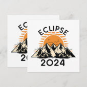 Totale Zonsverduistering 2024 (Voorkant / Achterkant)