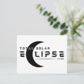 TOTALE ZONSVERDUISTERING 2024 BRIEFKAART (Staand voorkant)