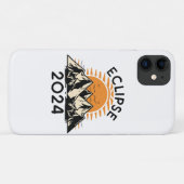 Totale Zonsverduistering 2024 Case-Mate iPhone Case (Achterkant (horizontaal))